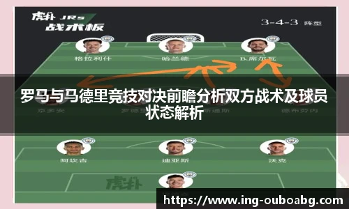 罗马与马德里竞技对决前瞻分析双方战术及球员状态解析